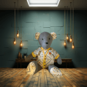 Ours de mémoire personnalisé